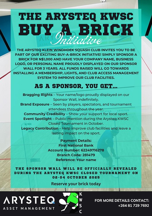 THE ARYSTEQ KWSC BUY A BRICK INITIATIVE